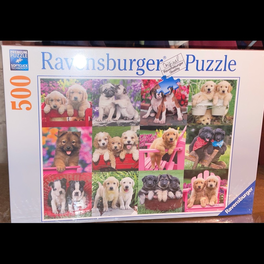 Ravensburger Puzzle 500 Pieces Puppy Pals